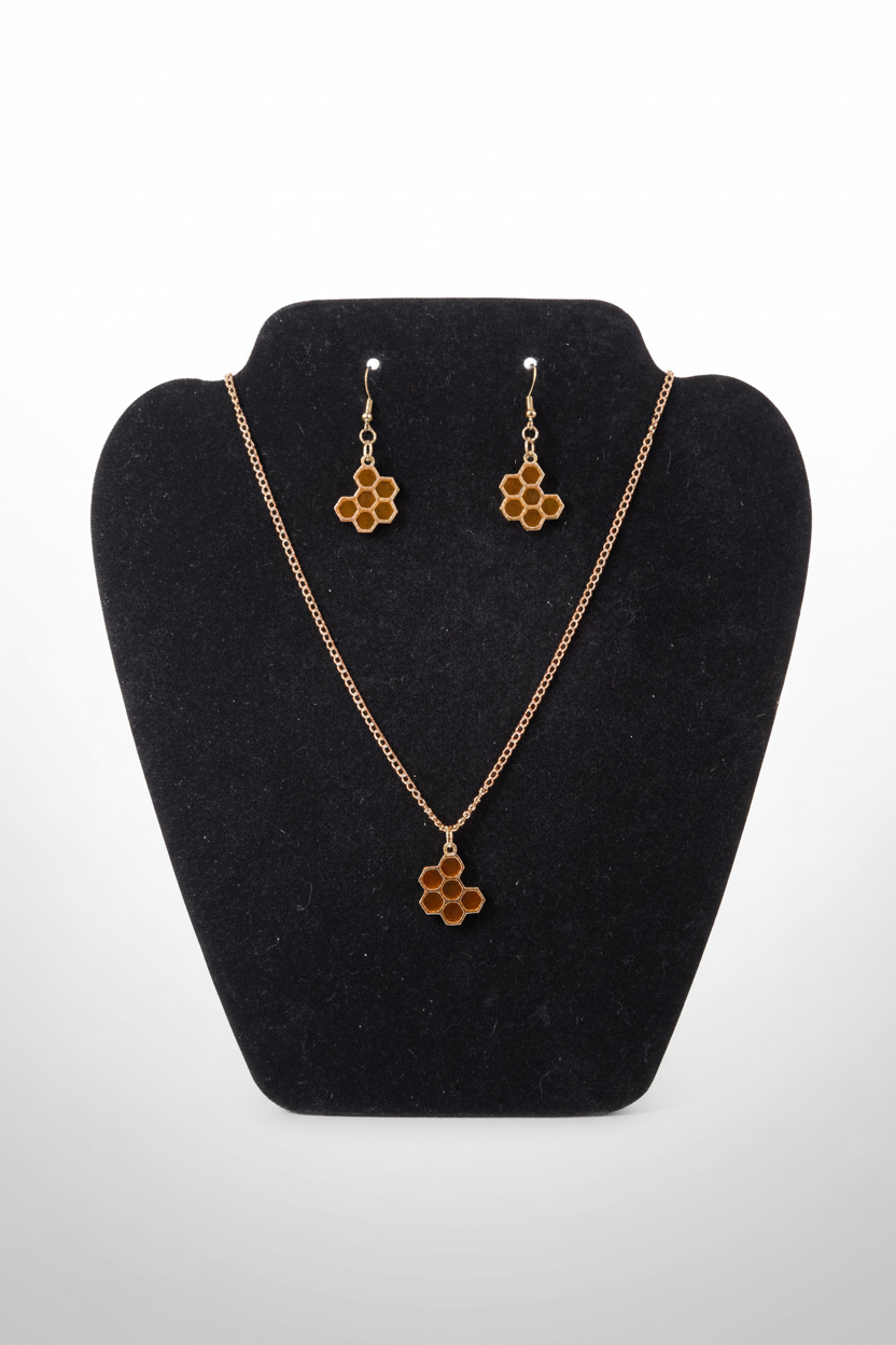 Honeycomb Jewelry Set - Image 1