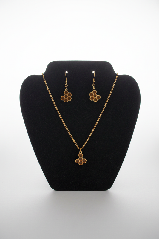 Honeycomb Jewelry Set - Image 2